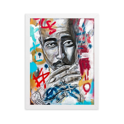 2pac-Limited-Edition-Framed-enhanced-matte-paper-framed-poster-white-30x40-cm-transparent-NK-Iconic