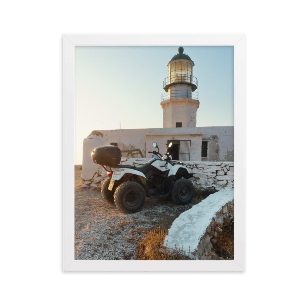 Armenistis-Lighthouse-Mykonos-Photography-enhanced-matte-paper-framed-poster-white-30x40-cm-transparent-NK-Iconic
