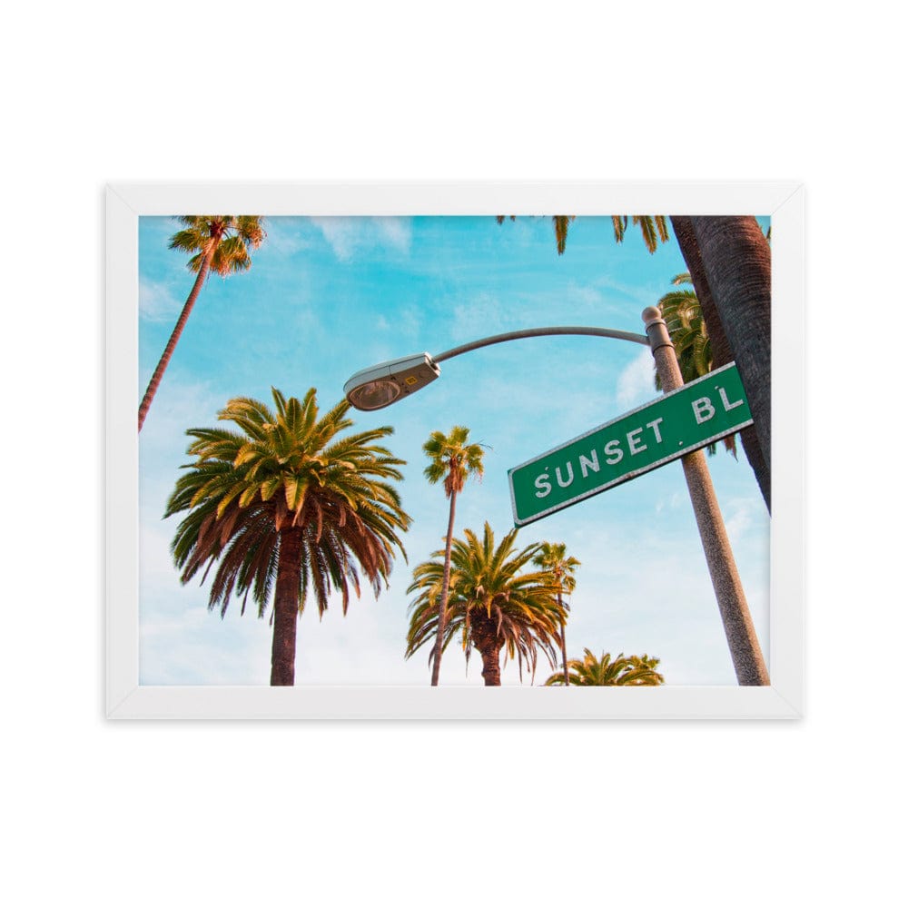 Beverly-Hills-Sunset-BL-Photography-enhanced-matte-paper-framed-poster-white-30x40-cm-transparent-NK-Iconic