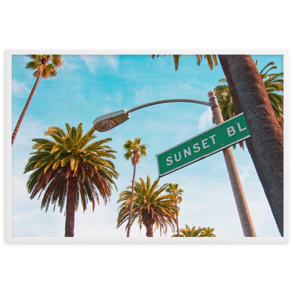 Beverly-Hills-Sunset-BL-Photography-enhanced-matte-paper-framed-poster-white-61x91-cm-transparent-NK-Iconic