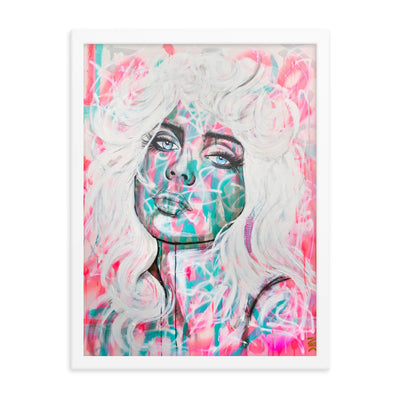 Billie-Eilish-Framed-Poster-enhanced-matte-paper-framed-poster-in-white-18x24-transparent-NK-Iconic