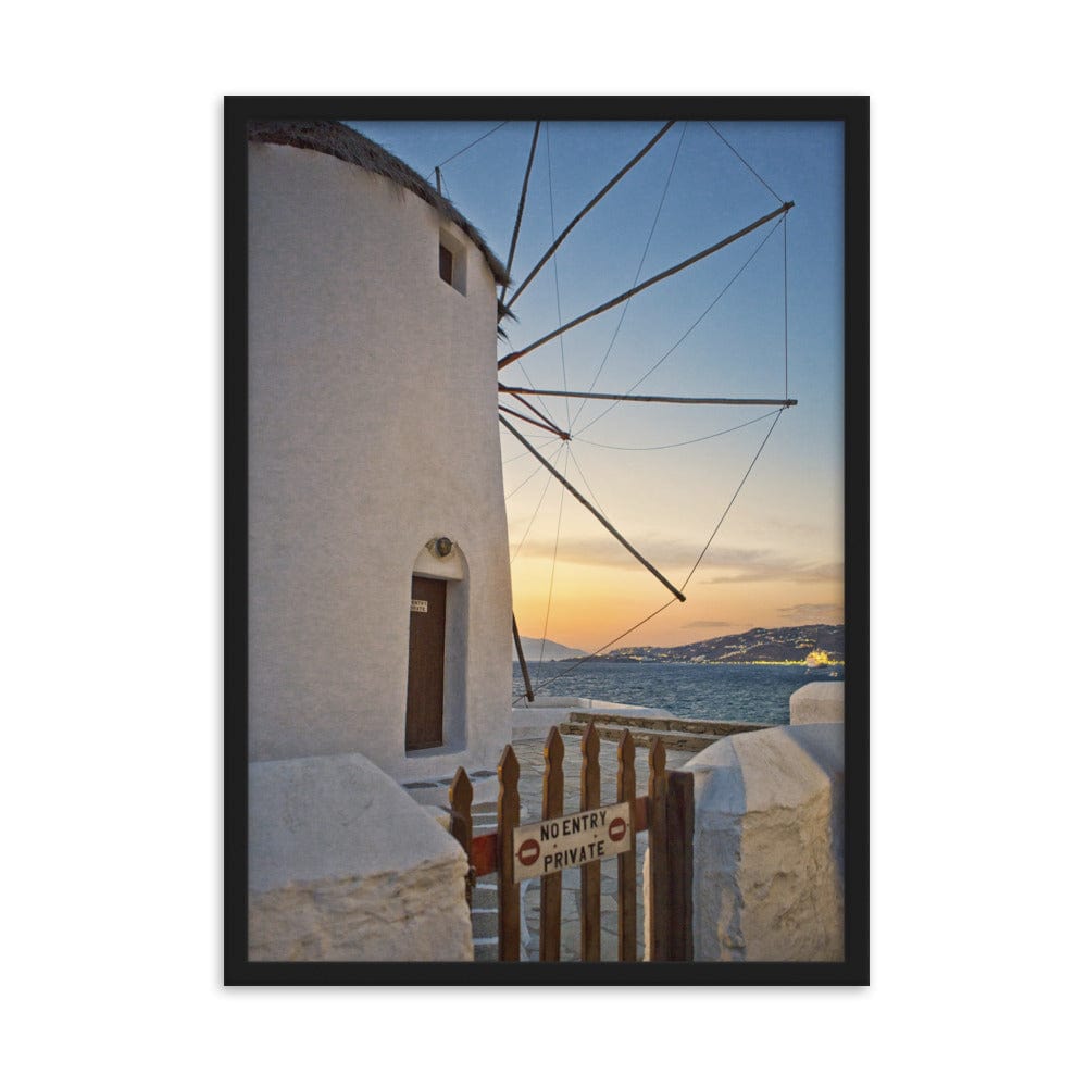Bonis-Windmill-Mykonos-Photography-enhanced-matte-paper-framed-poster-black-50x70-cm-transparent-NK-Iconic