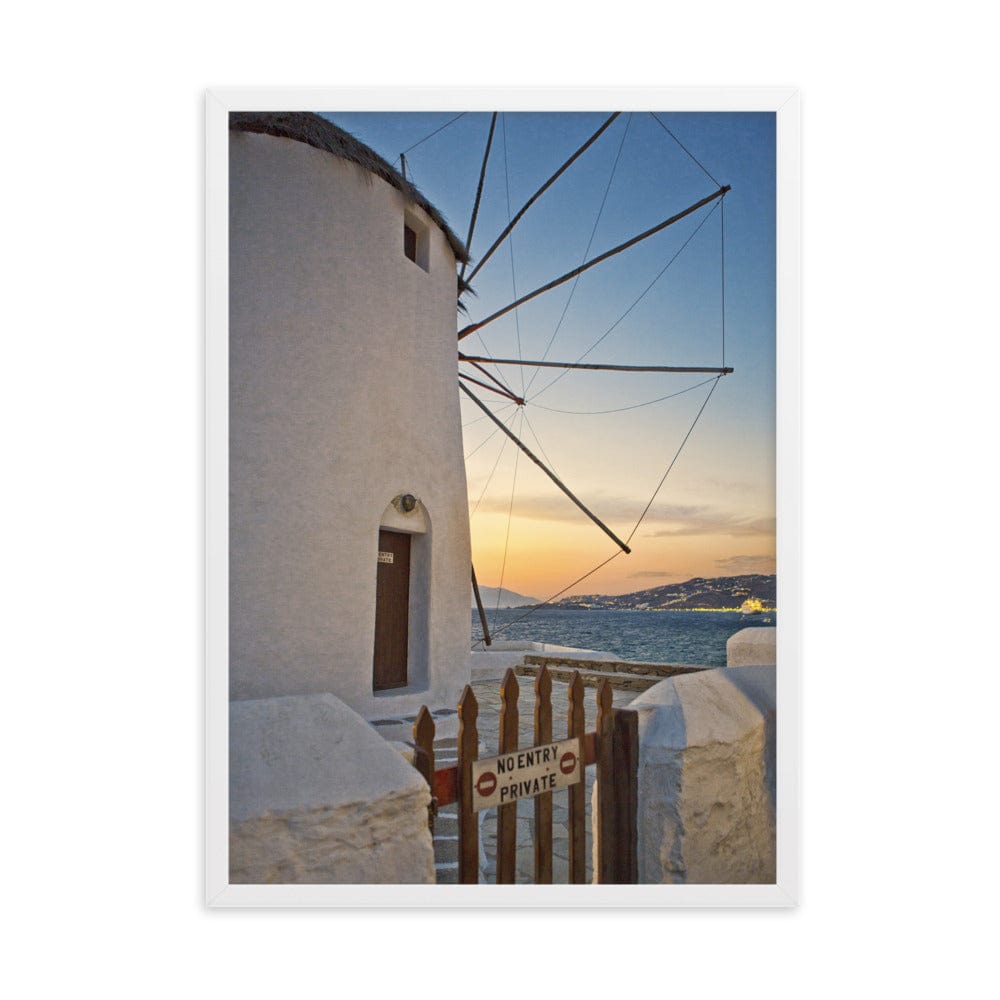 Bonis-Windmill-Mykonos-Photography-enhanced-matte-paper-framed-poster-white-50x70-cm-transparent-NK-Iconic