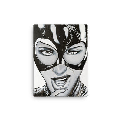 Cat-Woman-canvas-in-12x16-wall-NK-Iconic