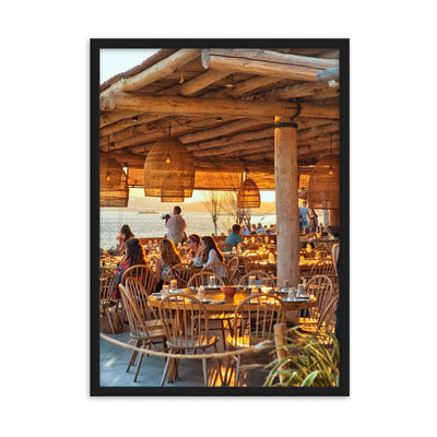 Dinner-at-Scorpios-Photography-enhanced-matte-paper-framed-poster-black-50x70-cm-transparent-NK-Iconic