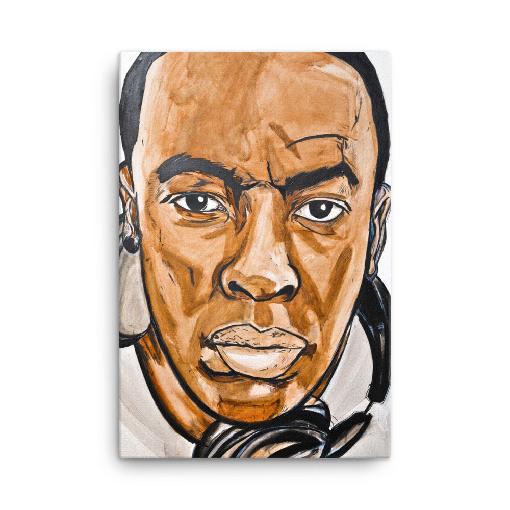 Dr Dre canvas in 24x36 wall - NK Iconic