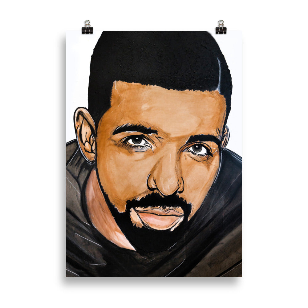 Drake enhanced matte paper poster cm 50x70 cm transparent - NK Iconic