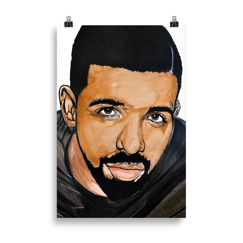 Drake enhanced matte paper poster cm 61x91 cm transparent - NK Iconic