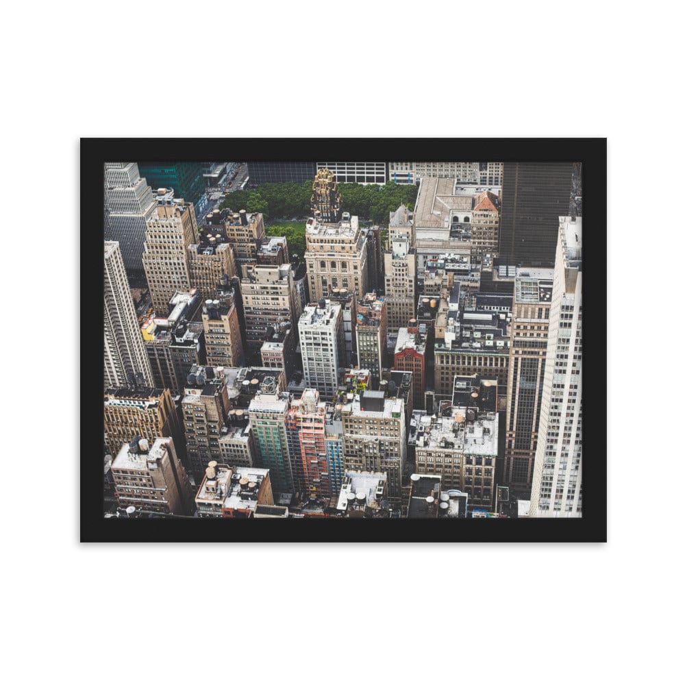 Facing-North-NYC-View-Photography-enhanced-matte-paper-framed-poster-black-30x40-cm-transparent