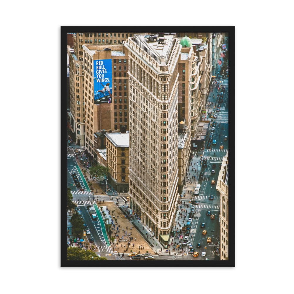 Flatiron-NYC-Photography-enhanced-matte-paper-framed-poster-black-50x70-cm-transparent