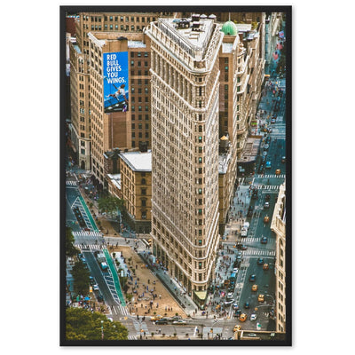 Flatiron-NYC-Photography-enhanced-matte-paper-framed-poster-black-61x91-cm-transparent
