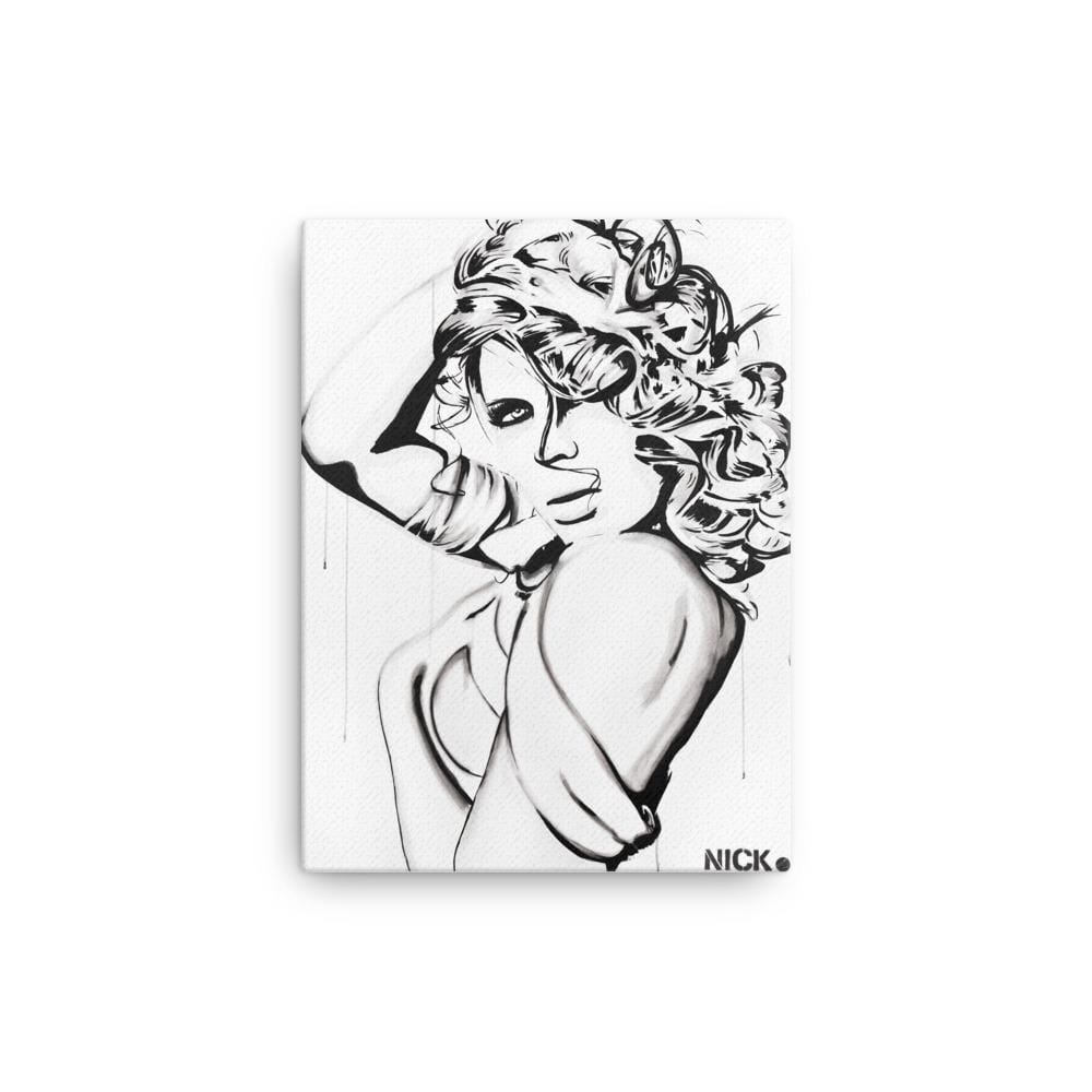 Girl-Next-Door-canvas-in-12x16-wall-NK-Iconic