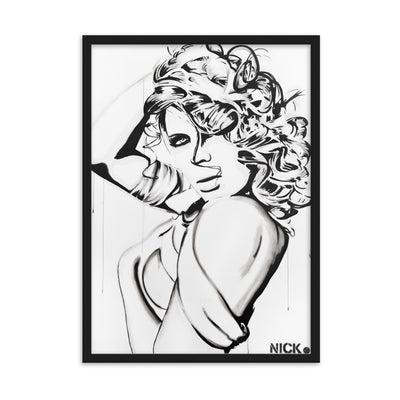 Girl-Next-Door-enhanced-matte-paper-framed-poster-black-50x70-cm-transparent-NK-Iconic