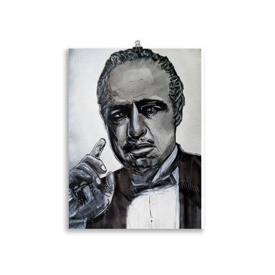 Godfather-Marlon-Brando-enhanced-matte-paper-poster-30x40-cm-transparent-NK-Iconic