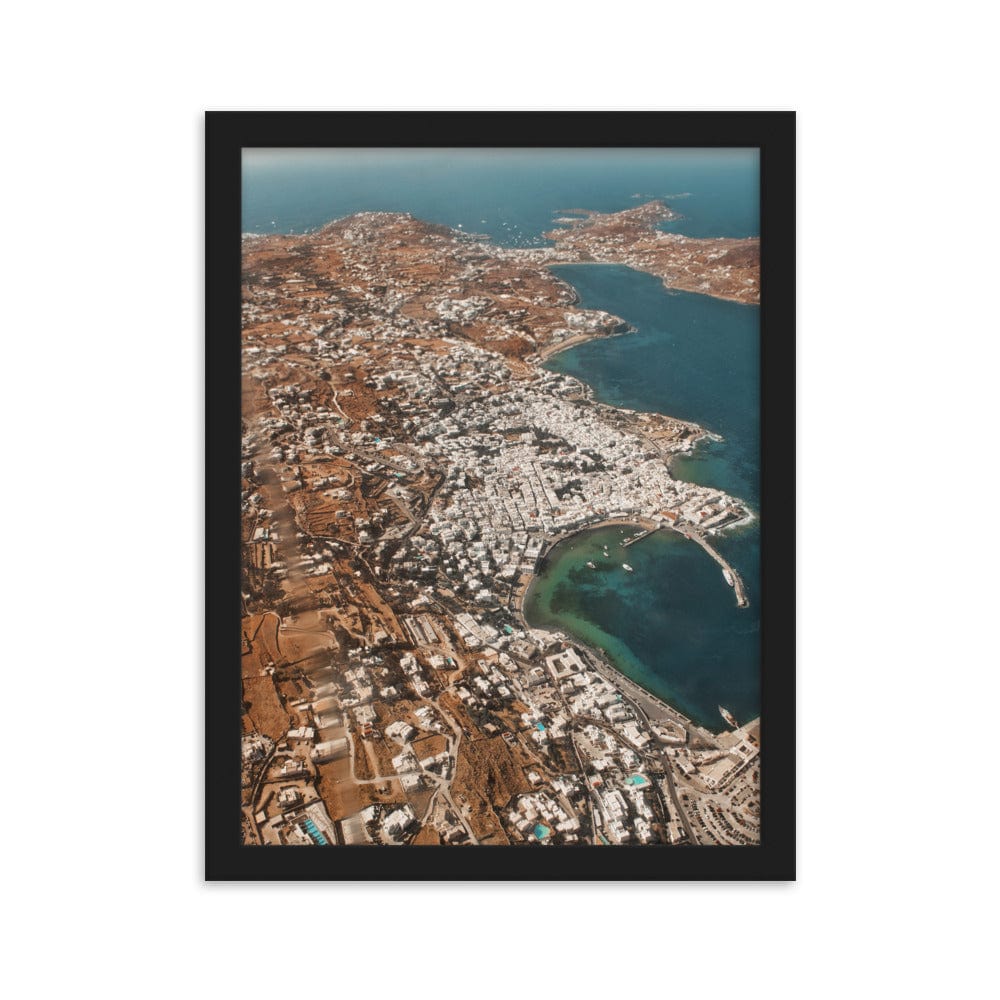 Goodbye-Mykonos-Photography-enhanced-matte-paper-framed-poster-black-30x40-cm-transparent-NK-Iconic