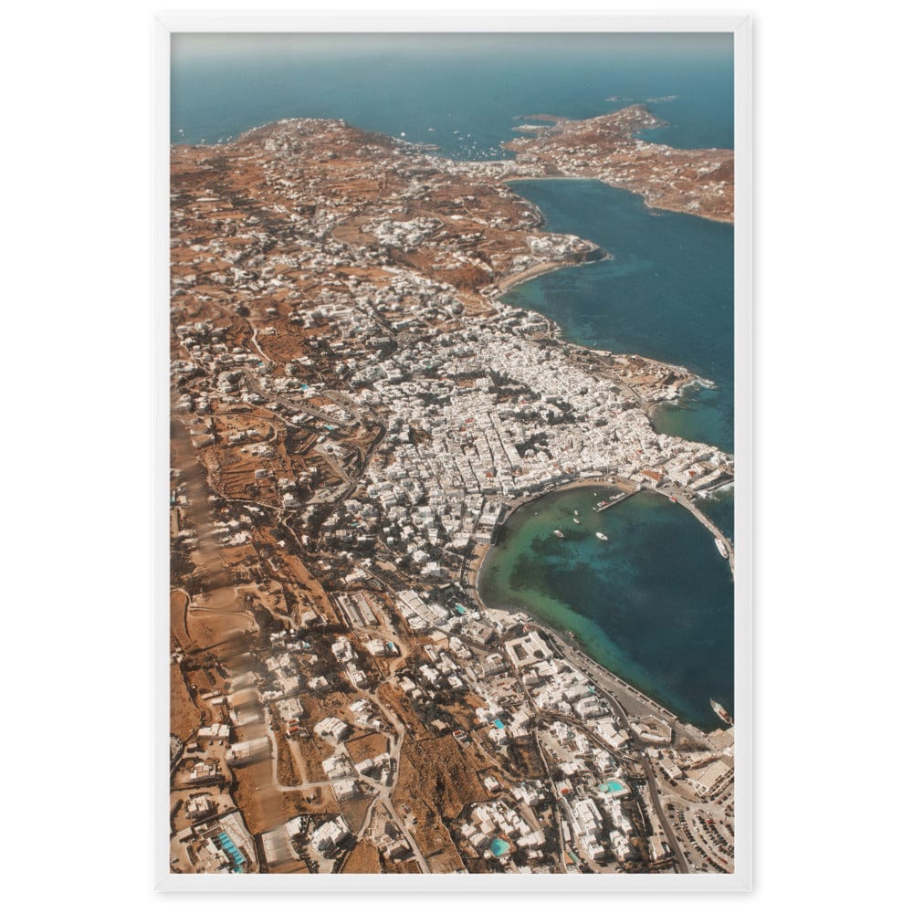 Goodbye-Mykonos-Photography-enhanced-matte-paper-framed-poster-white-61x91-cm-transparent-NK-Iconic