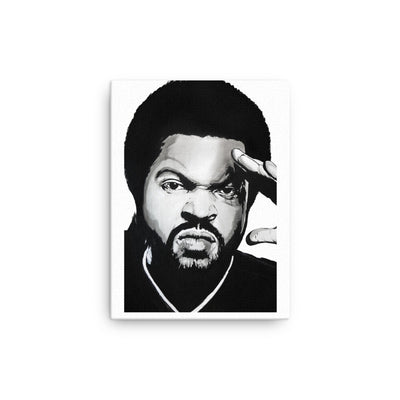 Ice Cube canvas in 12x16 wall