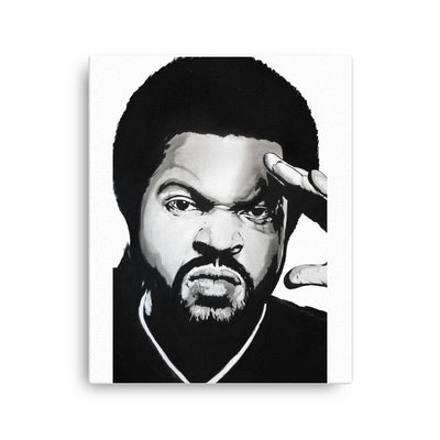 Ice Cube canvas in 16x20 wall