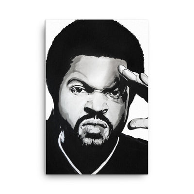 Ice Cube canvas in 24x36 wall