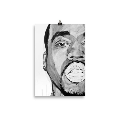 Kanye-West-B-W-enhanced-matte-paper-poster-21x30-cm-transparent-NK-Iconic