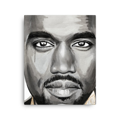 Kanye West canvas in 16x20 wall - NK Iconic