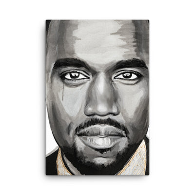 Kanye West canvas in 24x36 wall - NK Iconic