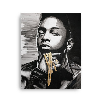Kendrick Lamar Canvas Inches 12x16 Wall - NK Iconic