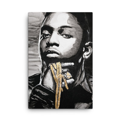 Kendrick Lamar Canvas Inches 24x36 Wall - NK Iconic