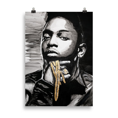 Kendrick Lamar Enhanced Matte Paper Poster cm 50x70 cm transparent - NK Iconic