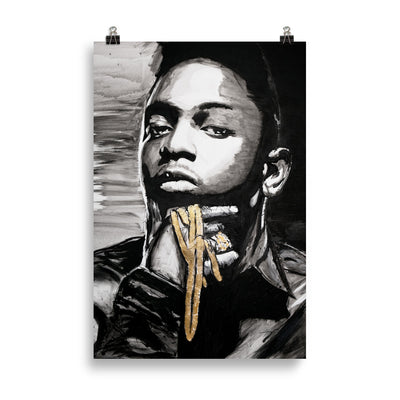 Kendrick Lamar Enhanced Matte Paper Poster cm 61x91 cm transparent - NK Iconic