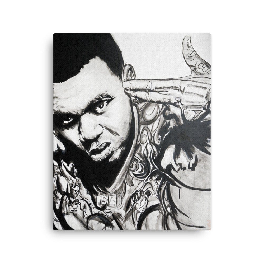 Kevin-Gates-canvas-in-16x20-wall-NK-Iconic