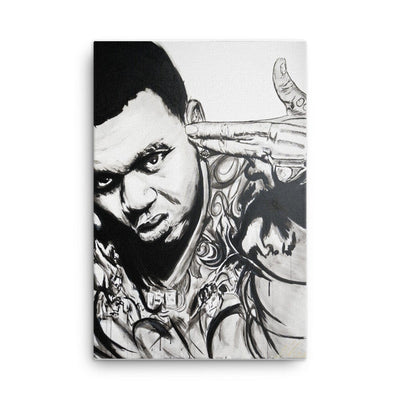 Kevin-Gates-canvas-in-24x36-wall-NK-Iconic