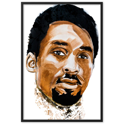 Kobe Bryant enhanced matte paper framed poster black 61x91 cm