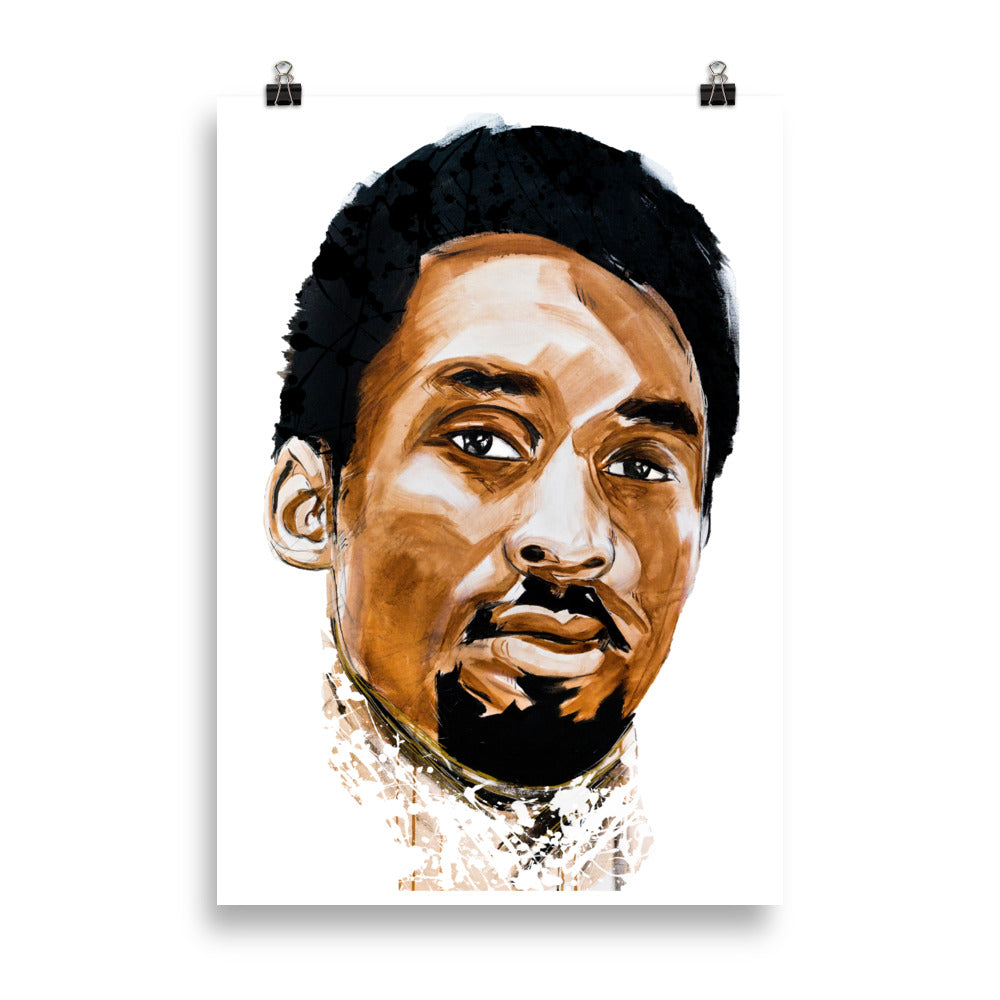 Kobe Bryant enhanced matte paper poster 70x100 cm transparent