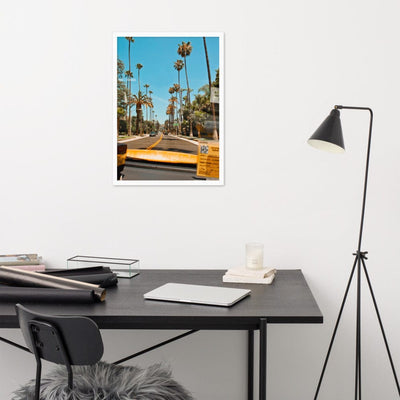 LA-Streets-Beverly-Hills-Photography-enhanced-matte-paper-framed-poster-white-50x70-cm-front-NK-Iconic