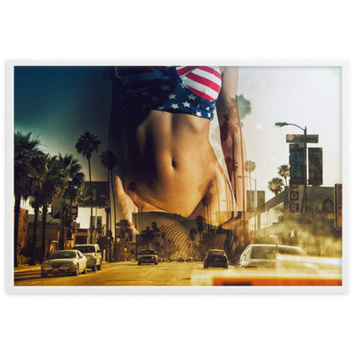 LA-Streets-Photography-enhanced-matte-paper-framed-poster-white-61x91-cm-transparent-NK-Iconic