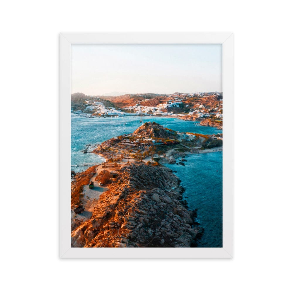 Last-Day-at-Scorpios-Mykonos-Photography-enhanced-matte-paper-framed-poster-white-30x40-cm-transparent-NK-Iconic