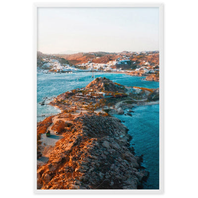 Last-Day-at-Scorpios-Mykonos-Photography-enhanced-matte-paper-framed-poster-white-61x91-cm-transparent-NK-Iconic