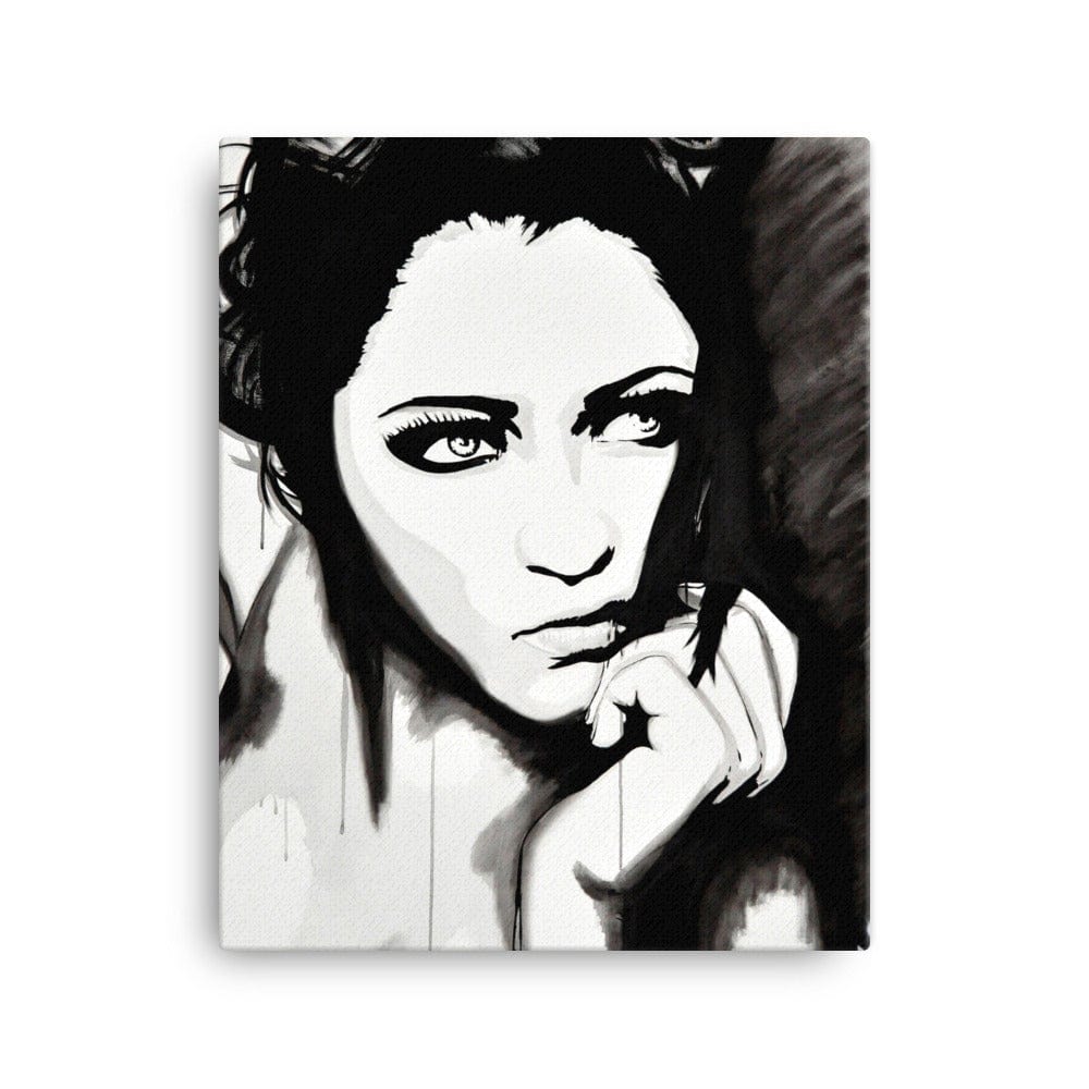 Lazy-Girl-canvas-in-16x20-wall-NK-Iconic