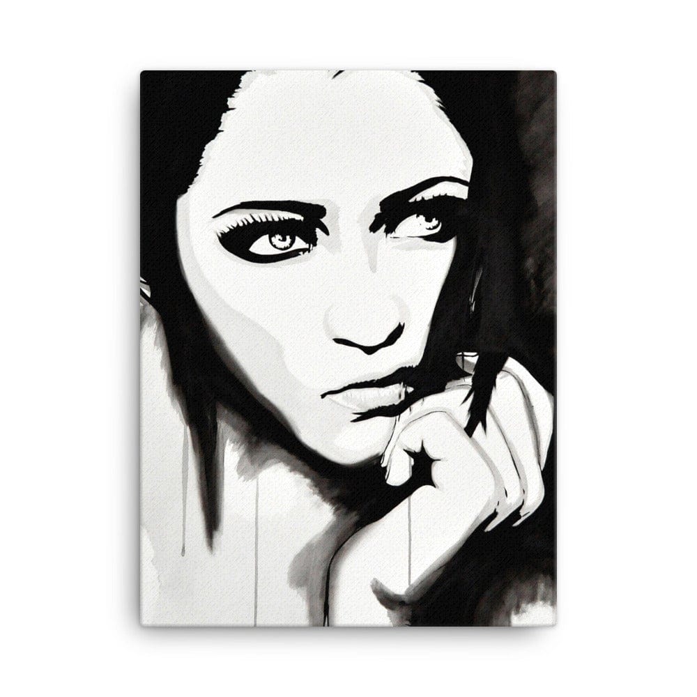 Lazy-Girl-canvas-in-18x24-wall-NK-Iconic