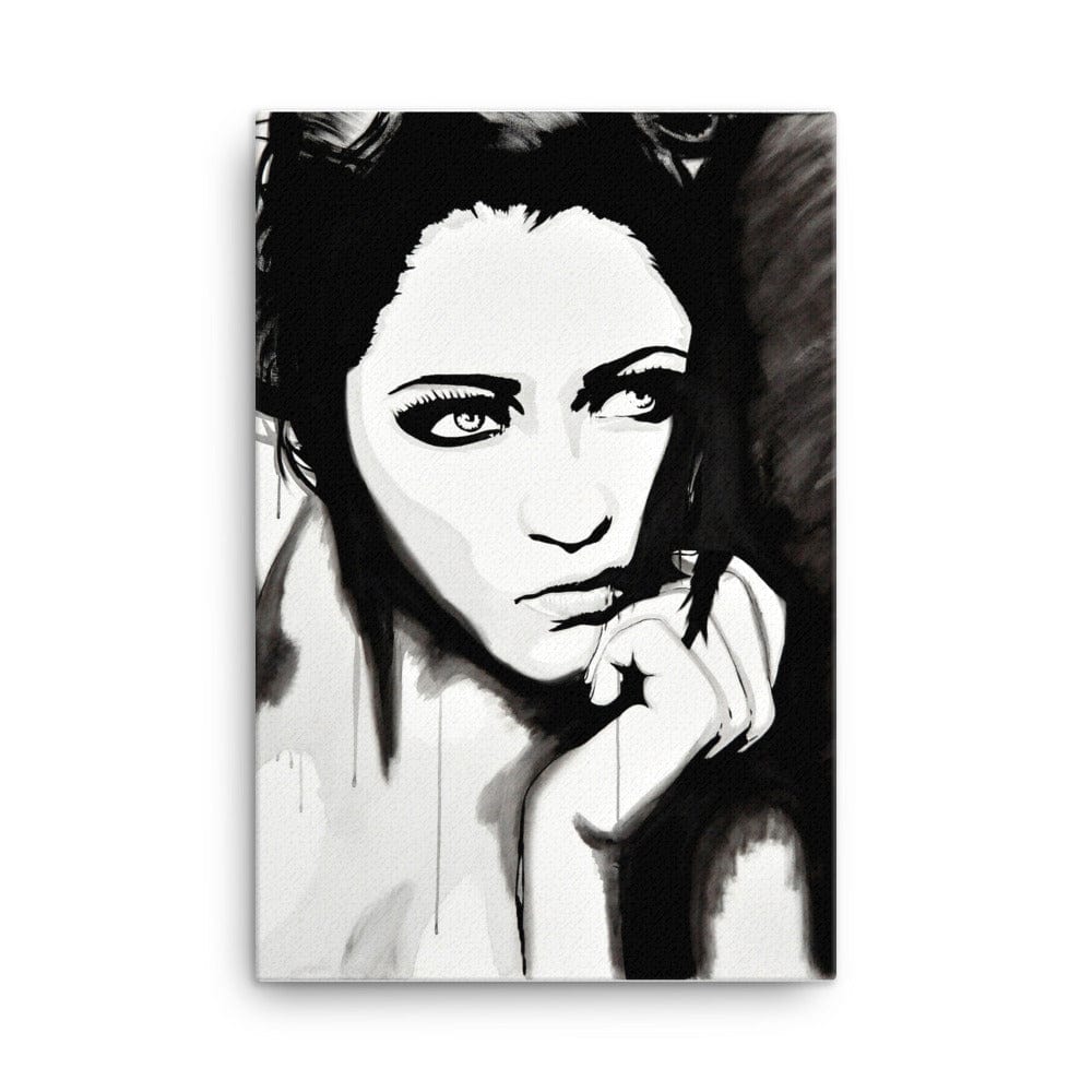 Lazy-Girl-canvas-in-24x36-wall-NK-Iconic