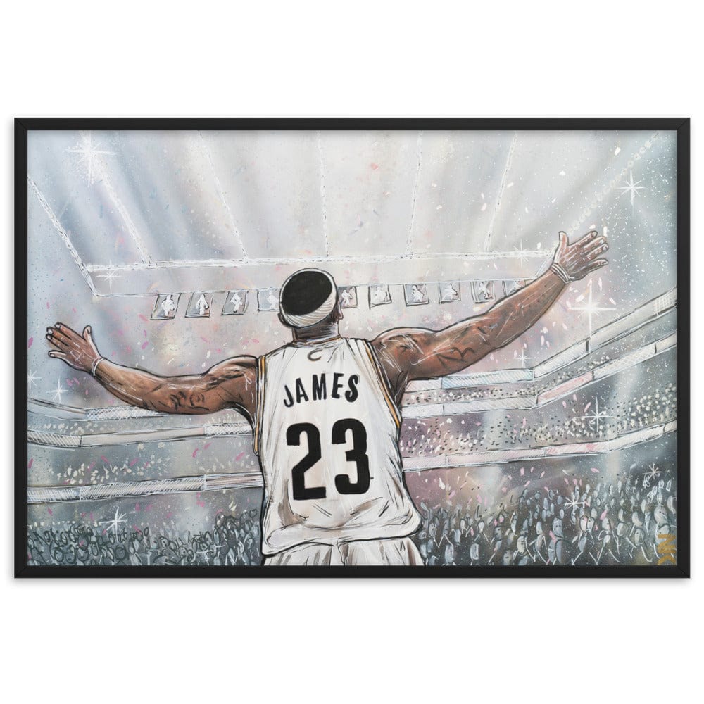 Lebron-James-Framed-enhanced-matte-paper-framed-poster-black-61x91-cm-transparent