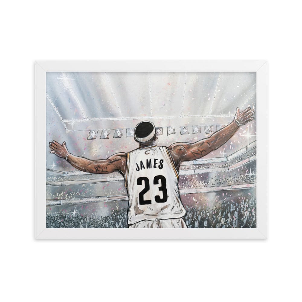 Lebron-James-Framed-enhanced-matte-paper-framed-poster-white-30x40-cm-transparent