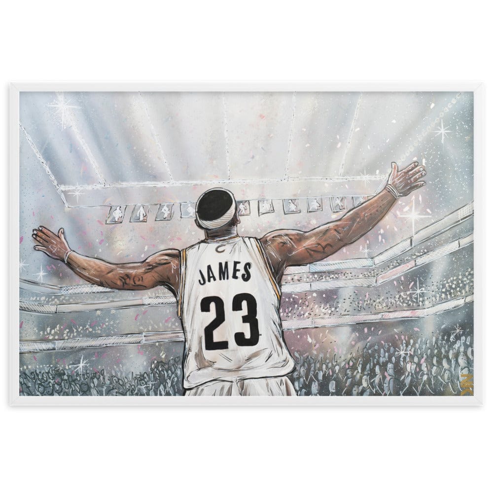 Lebron-James-Framed-enhanced-matte-paper-framed-poster-white-61x91-cm-transparent