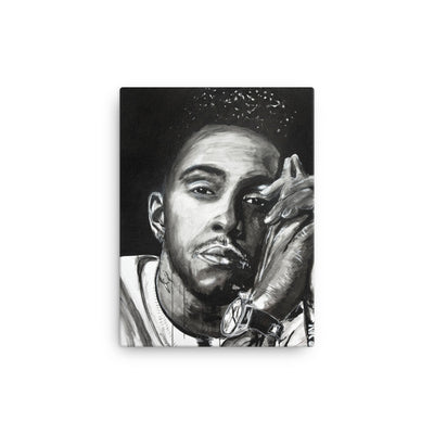 Lewis Hamilton canvas in 12x16 wall