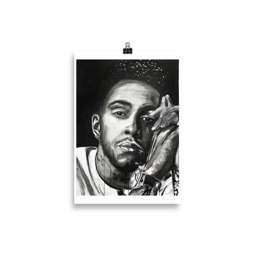 Lewis Hamilton enhanced matte paper poster cm 21x30 cm transparent