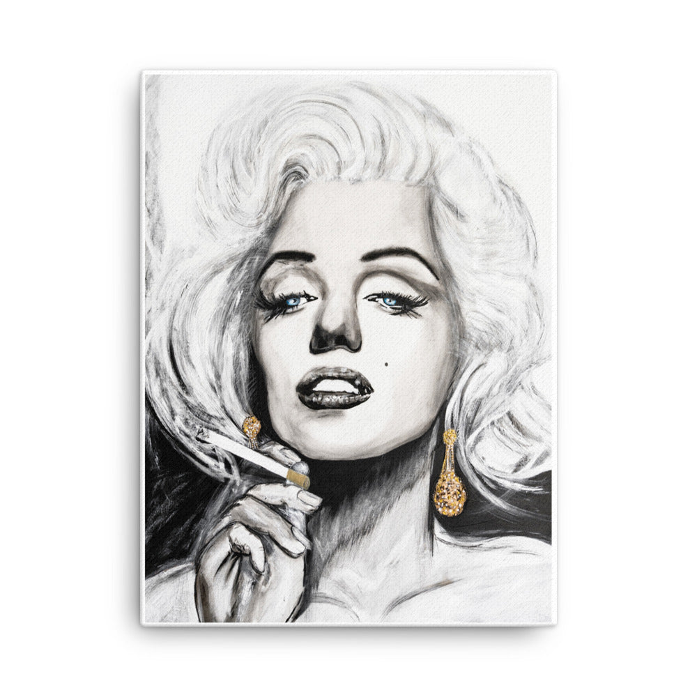 Marilyn Monroe canvas in 18x24 wall