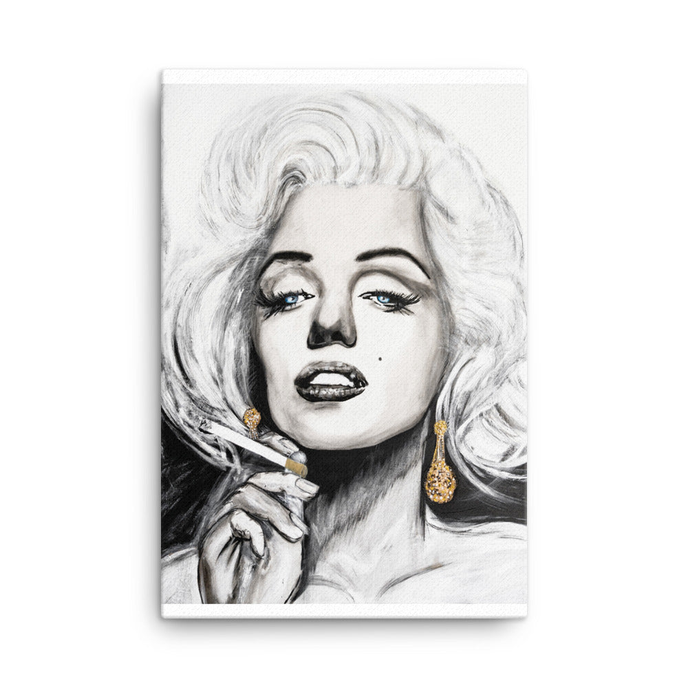 Marilyn Monroe canvas in 24x36 wall