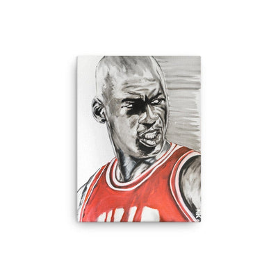 Michael-Jordan-Red-canvas-in-12x16-wall-NK-Iconic