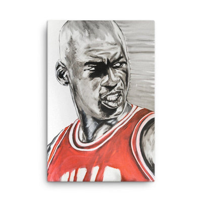 Michael-Jordan-Red-canvas-in-24x36-wall-NK-Iconic